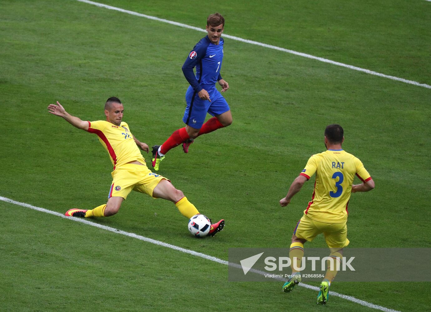 2016 UEFA European Championship. France vs. Romania