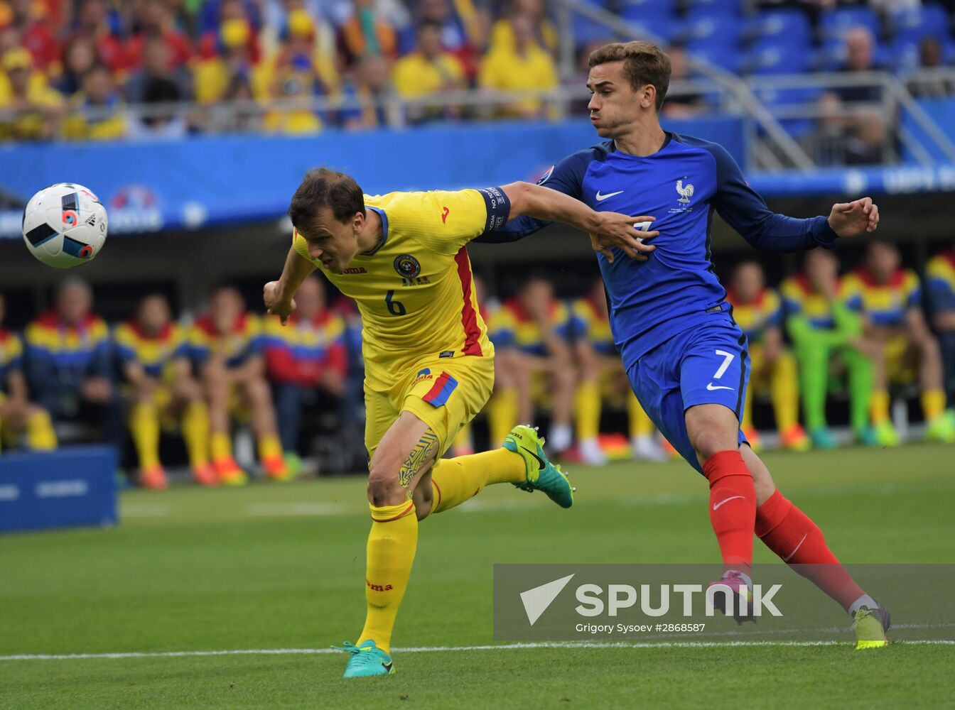 2016 UEFA European Championship. France vs. Romania