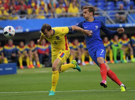 2016 UEFA European Championship. France vs. Romania