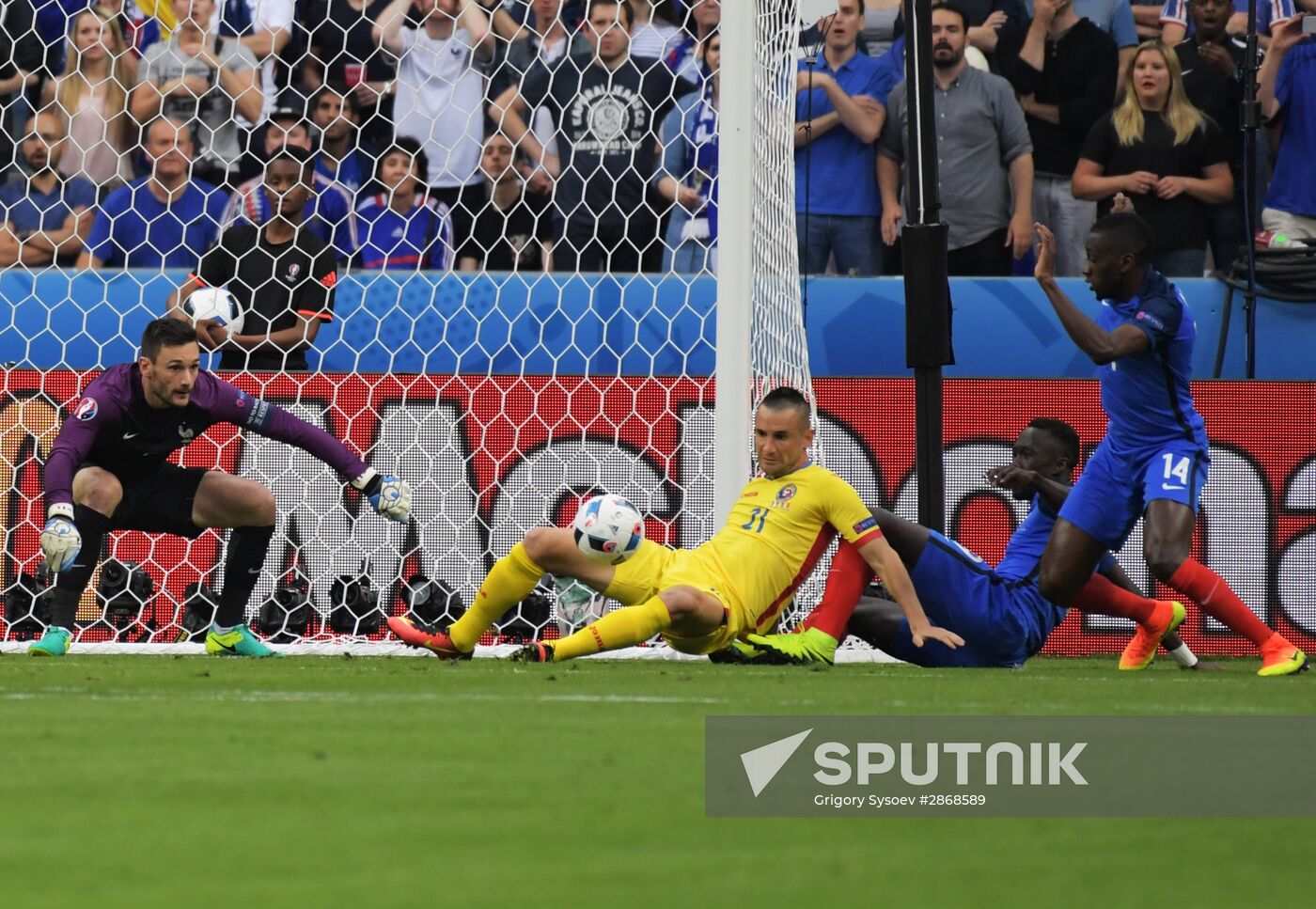 2016 UEFA European Championship. France vs. Romania