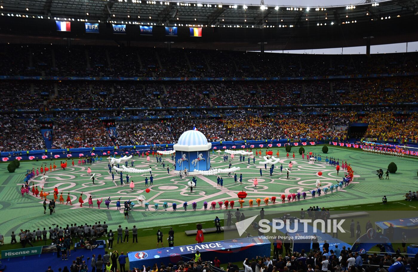 2016 UEFA European Championship. France vs. Romania