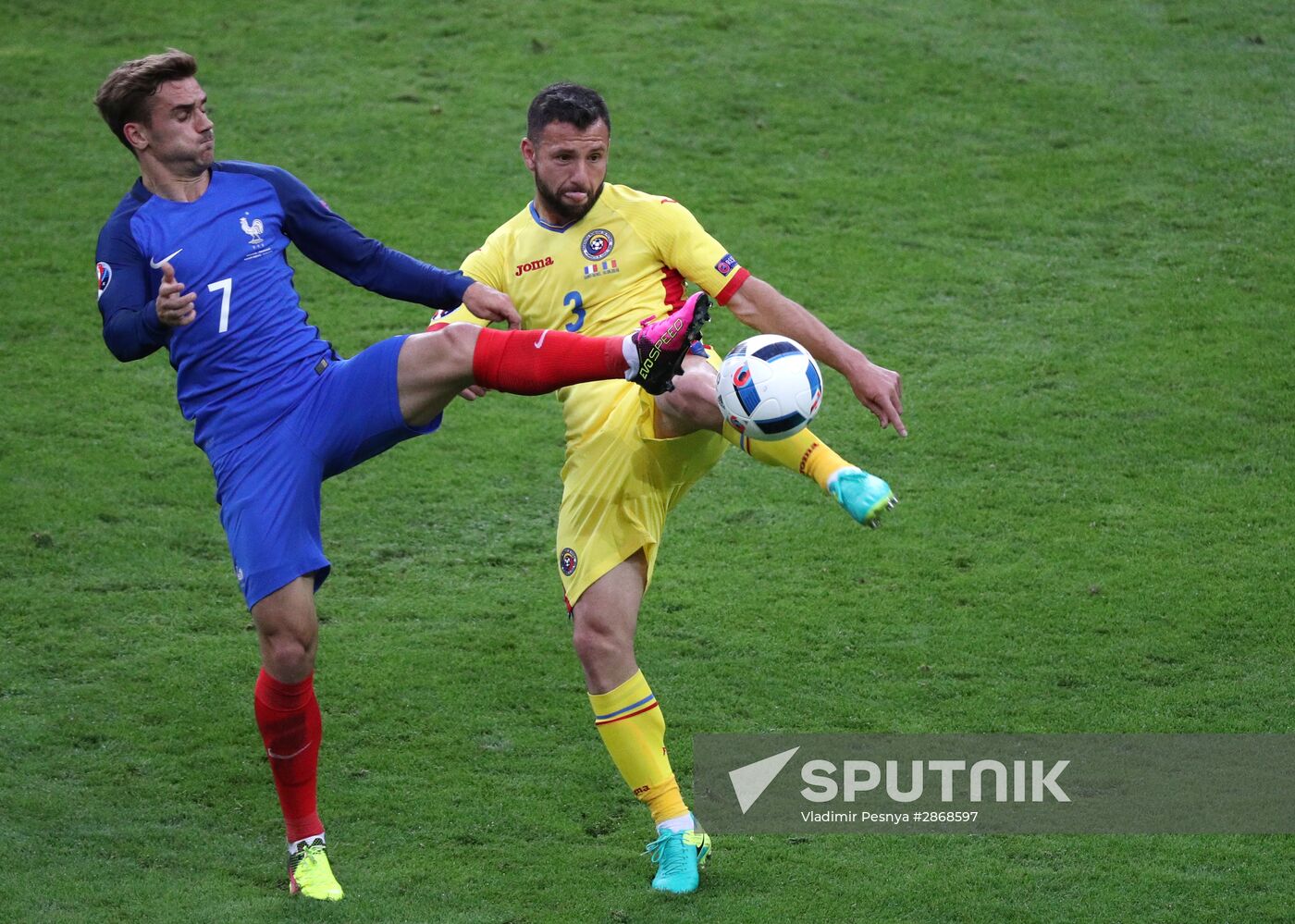 2016 UEFA European Championship. France vs. Romania