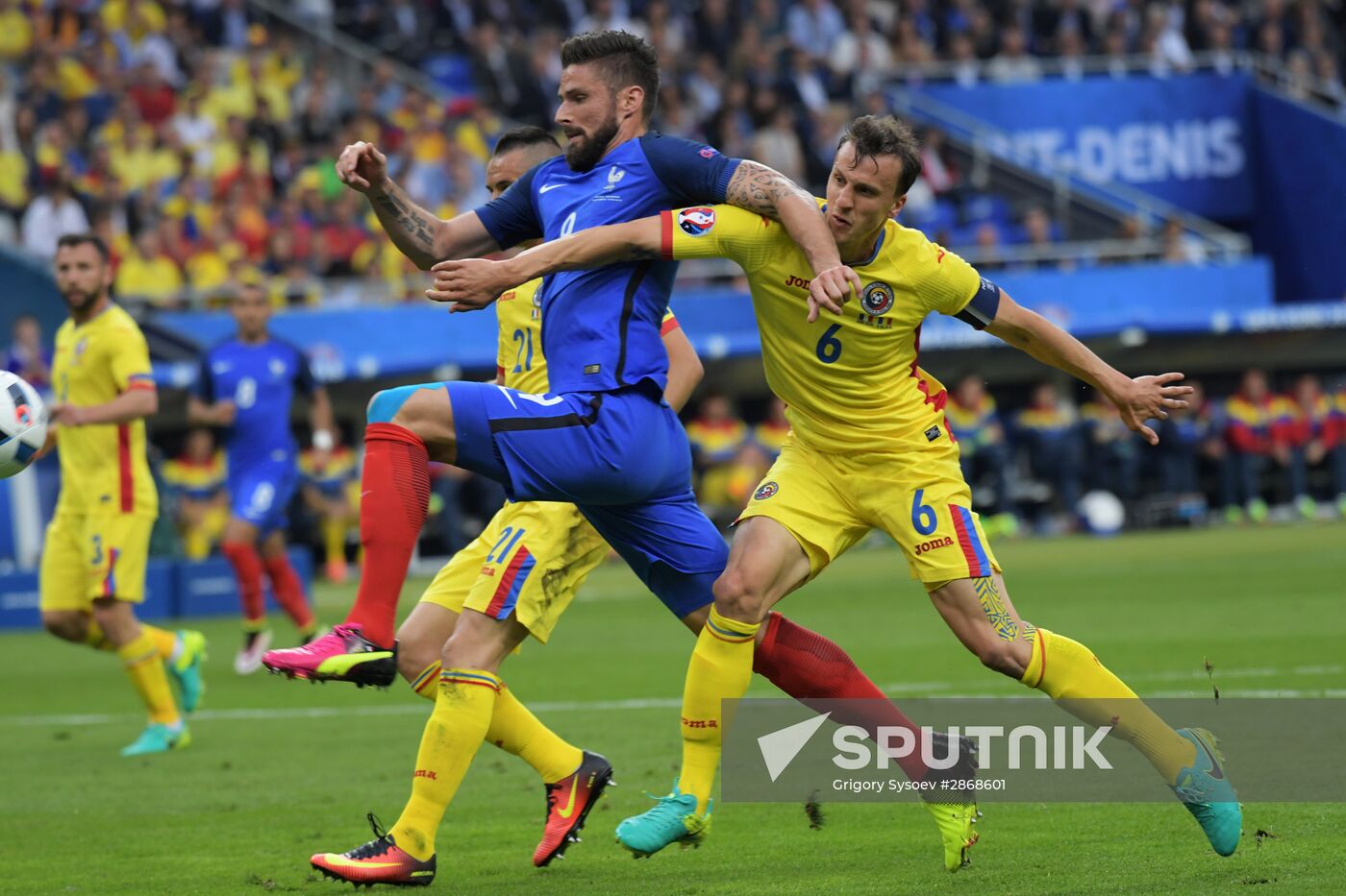 2016 UEFA European Championship. France vs. Romania