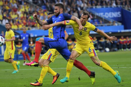 2016 UEFA European Championship. France vs. Romania