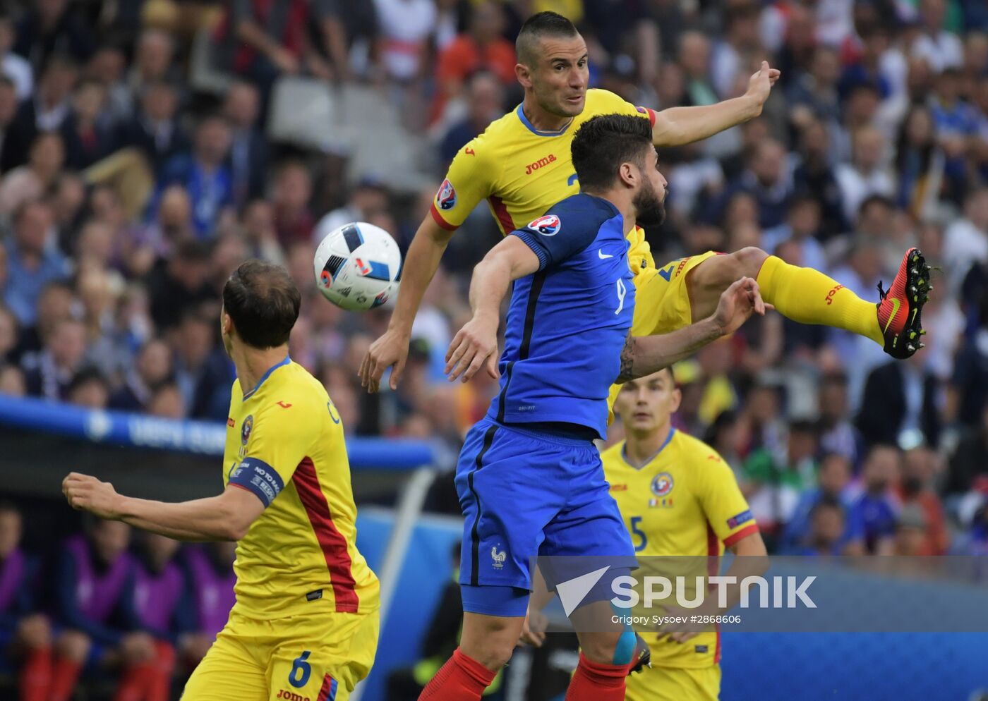 2016 UEFA European Championship. France vs. Romania