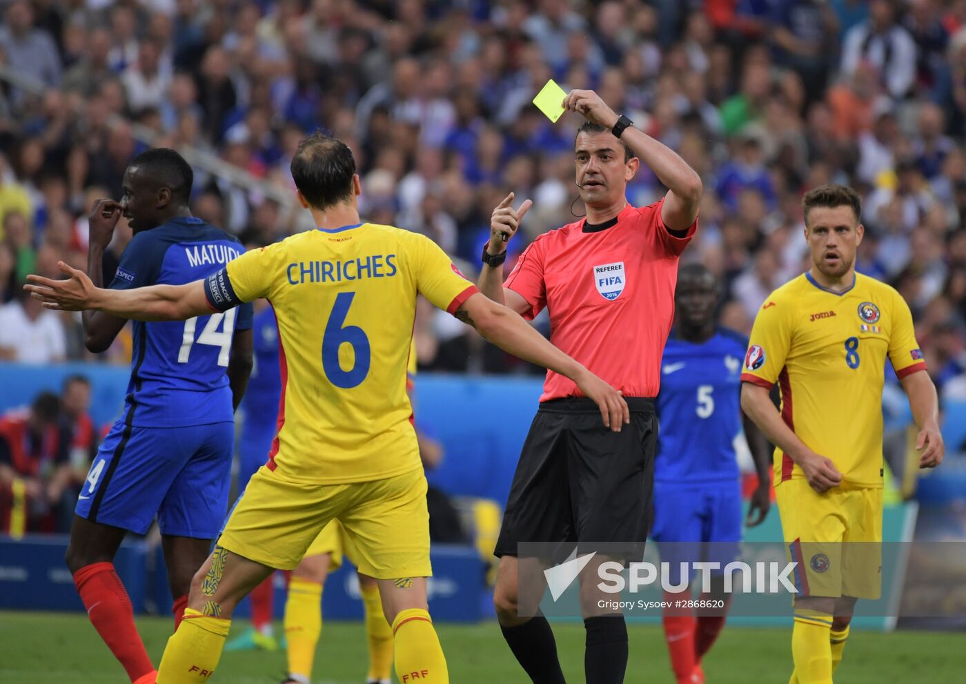 2016 UEFA European Championship. France vs. Romania