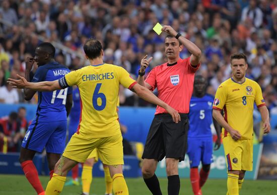 2016 UEFA European Championship. France vs. Romania