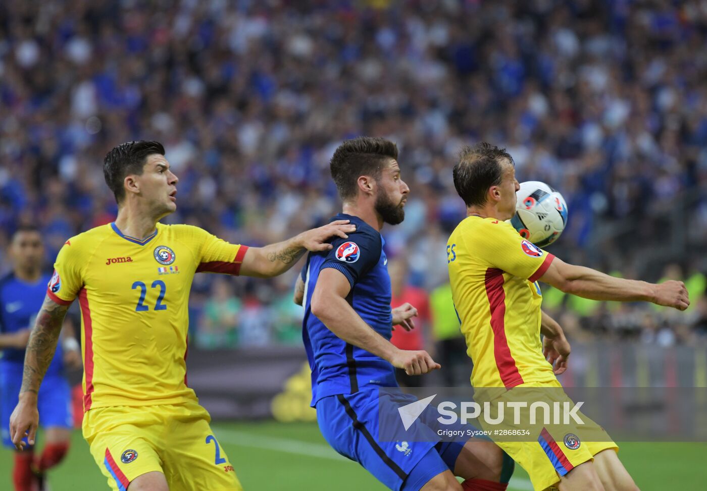 2016 UEFA European Championship. France vs. Romania