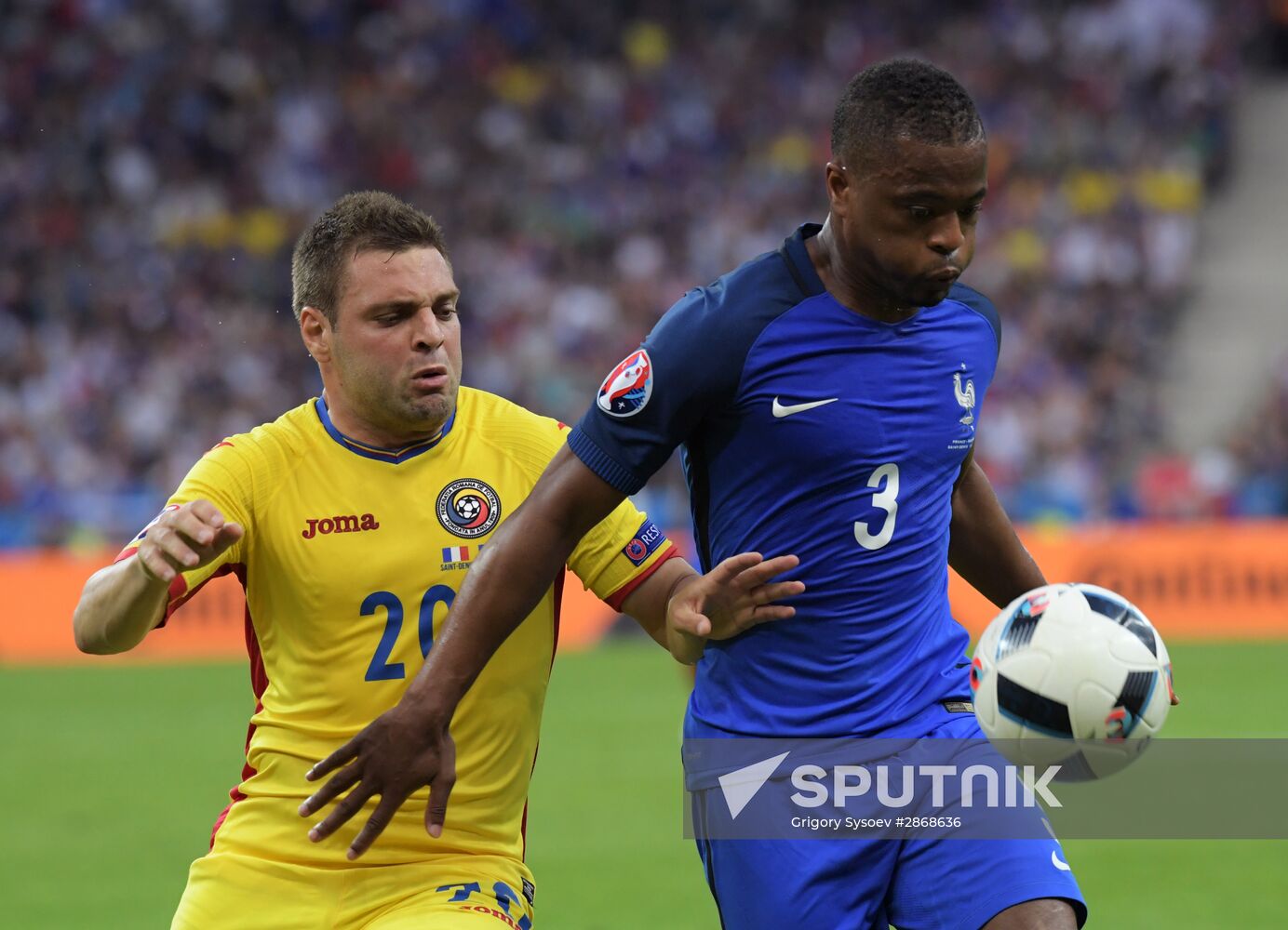 2016 UEFA European Championship. France vs. Romania