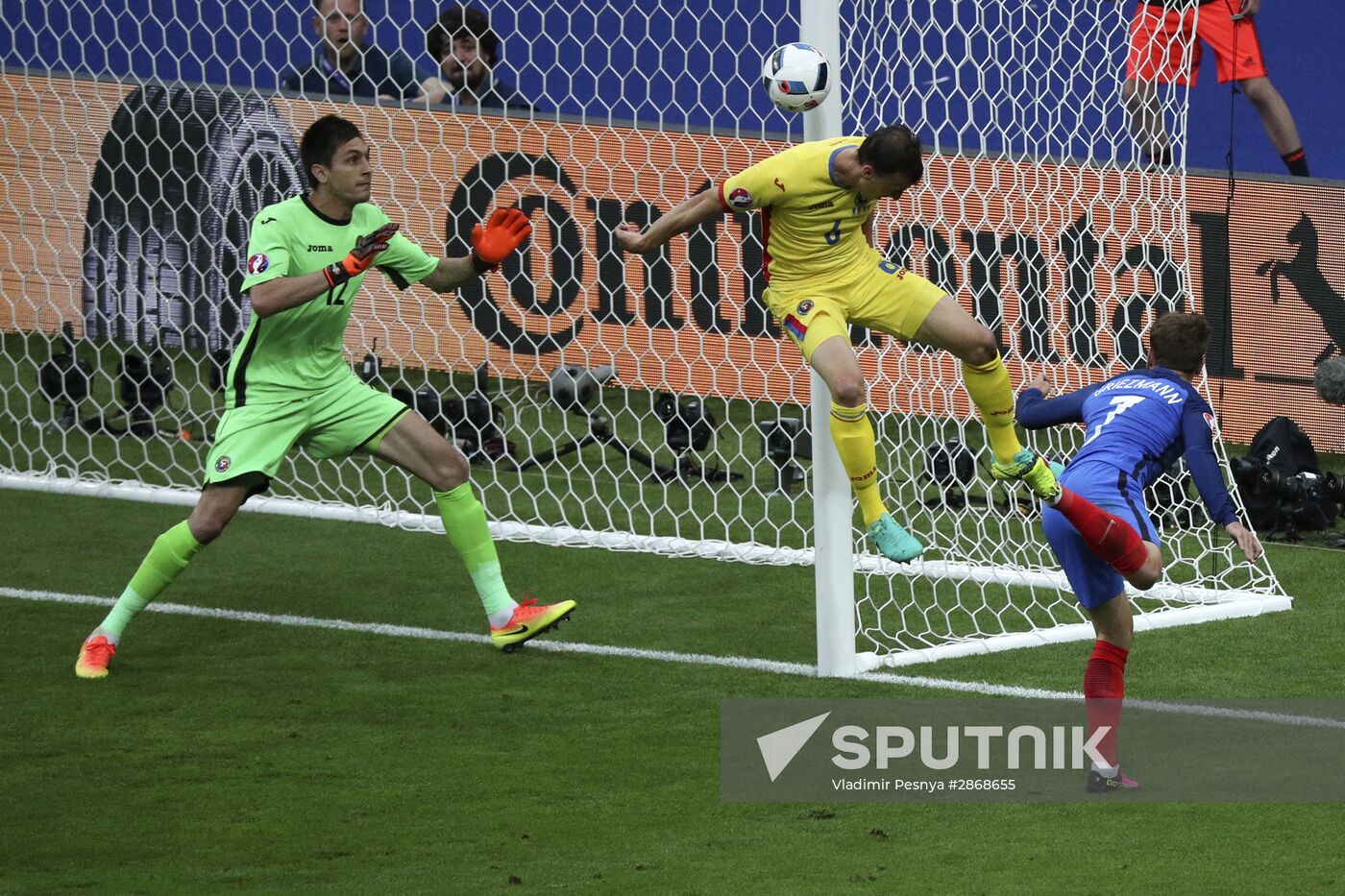 2016 UEFA European Championship. France vs. Romania