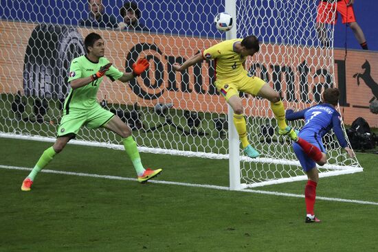 2016 UEFA European Championship. France vs. Romania