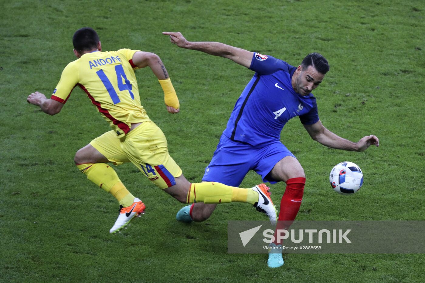 2016 UEFA European Championship. France vs. Romania