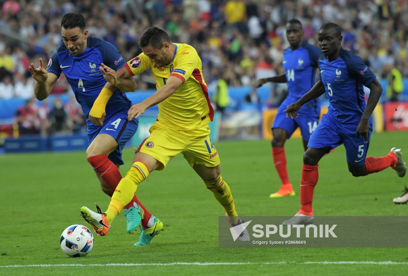 2016 UEFA European Championship. France vs. Romania