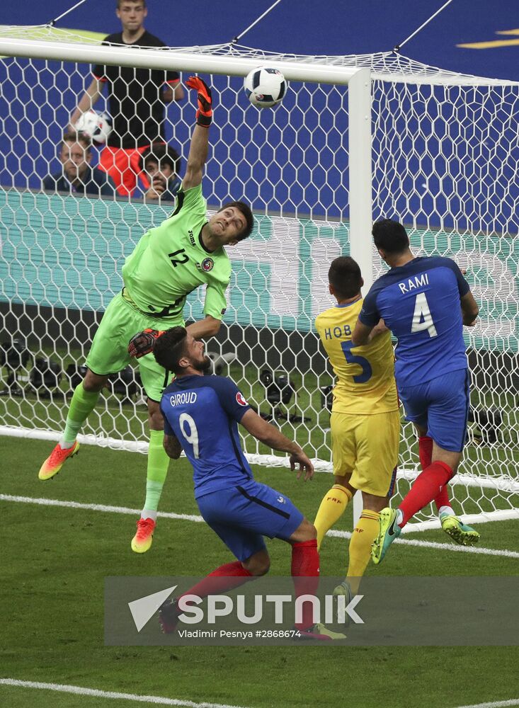 2016 UEFA European Championship. France vs. Romania