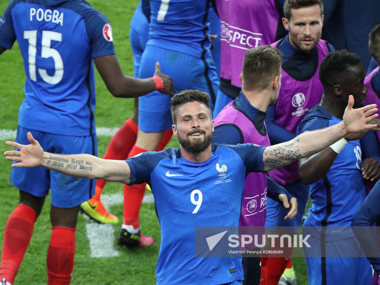 2016 UEFA European Championship. France vs. Romania