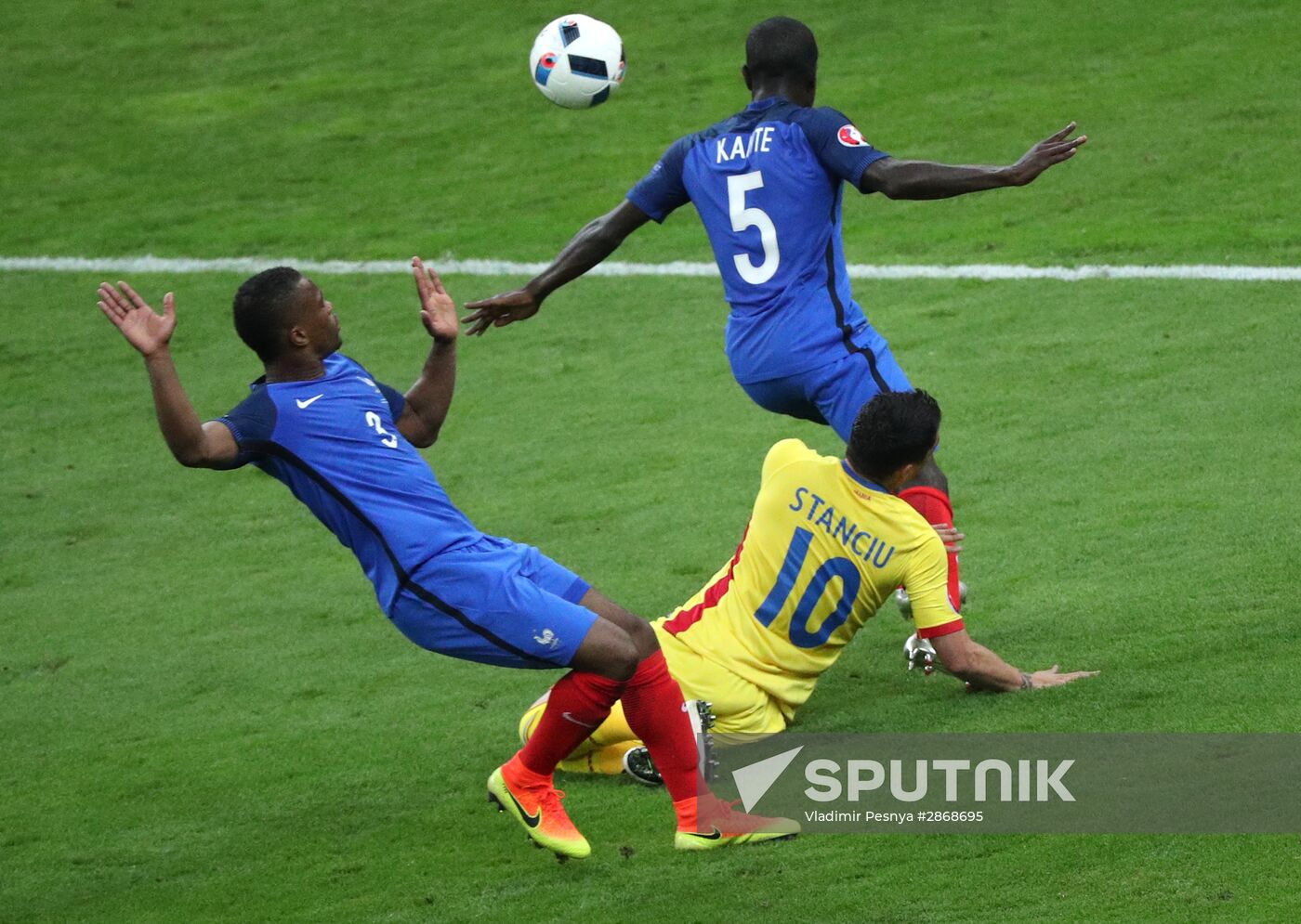 2016 UEFA European Championship. France vs. Romania