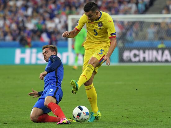 2016 UEFA European Championship. France vs. Romania