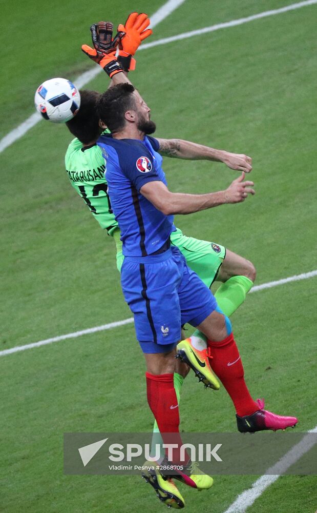 2016 UEFA European Championship. France vs. Romania