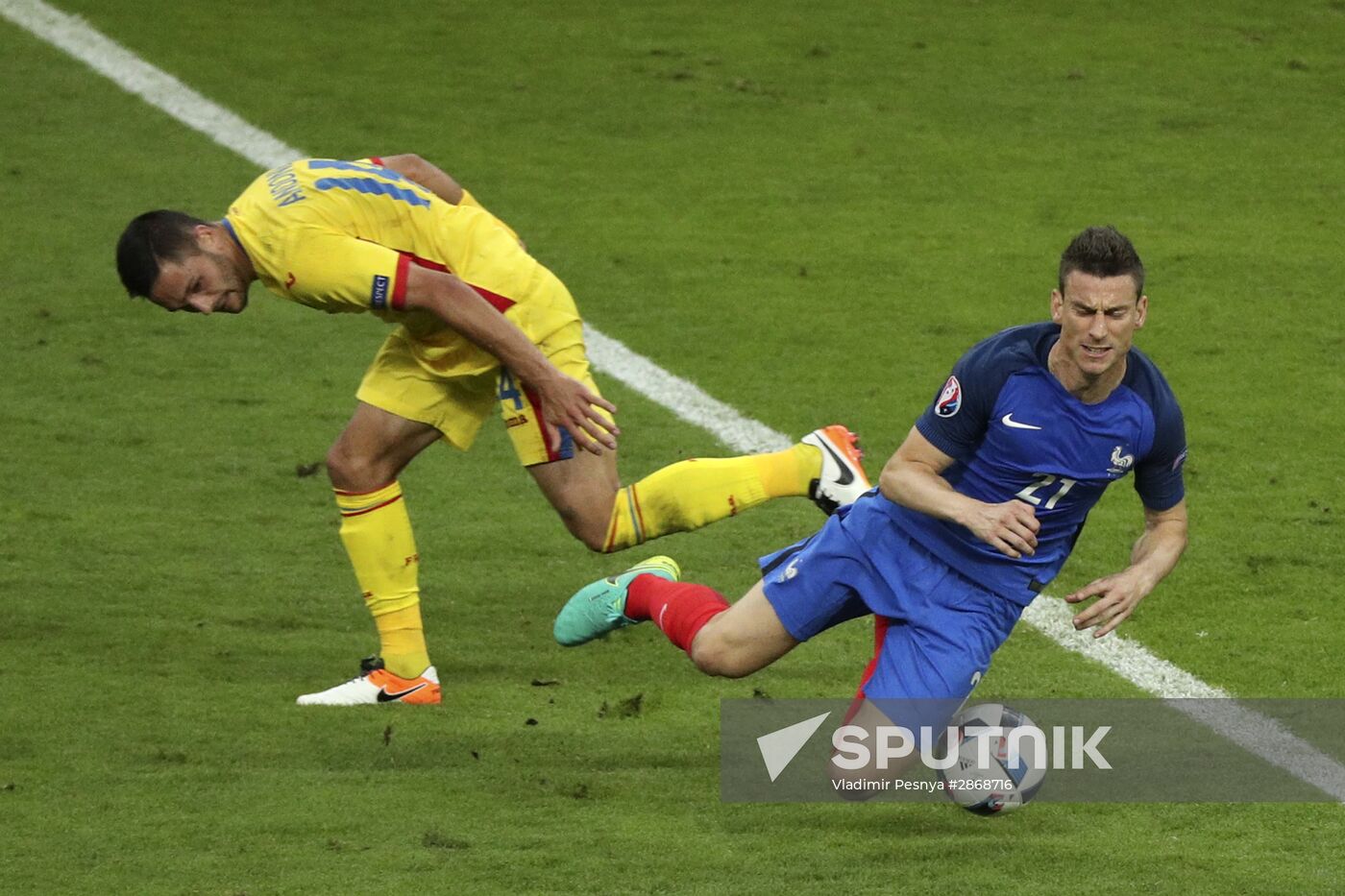 2016 UEFA European Championship. France vs. Romania