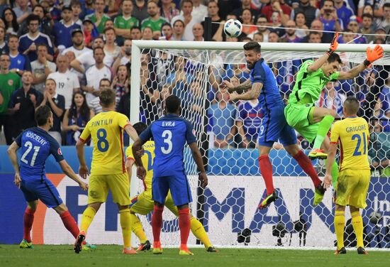 2016 UEFA European Championship. France vs. Romania