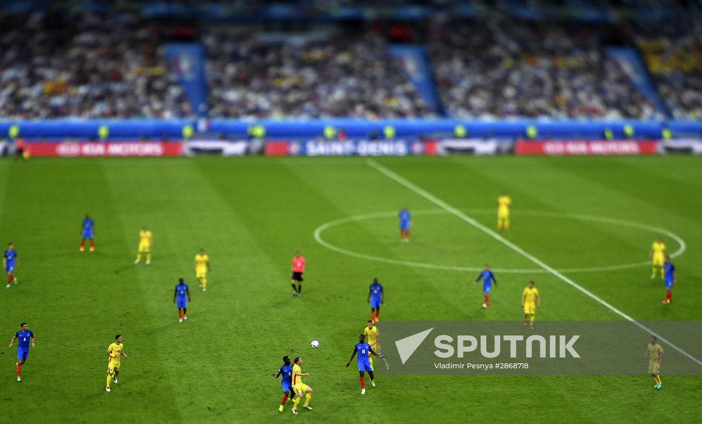 2016 UEFA European Championship. France vs. Romania