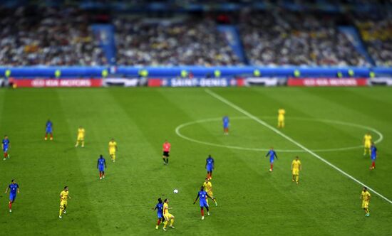 2016 UEFA European Championship. France vs. Romania