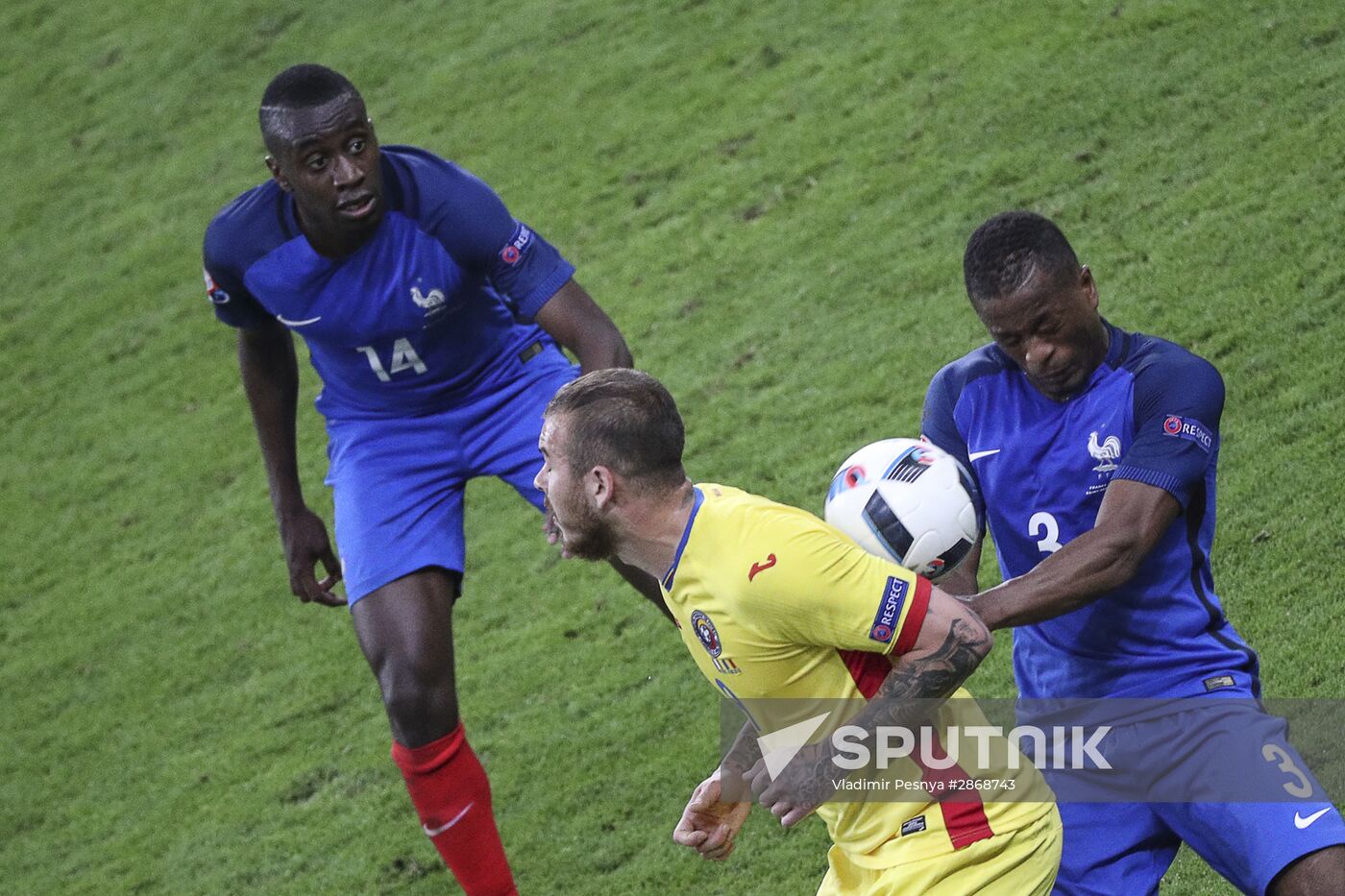 2016 UEFA European Championship. France vs. Romania