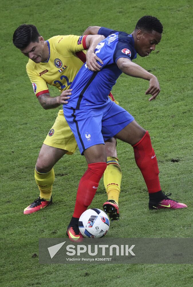 2016 UEFA European Championship. France vs. Romania