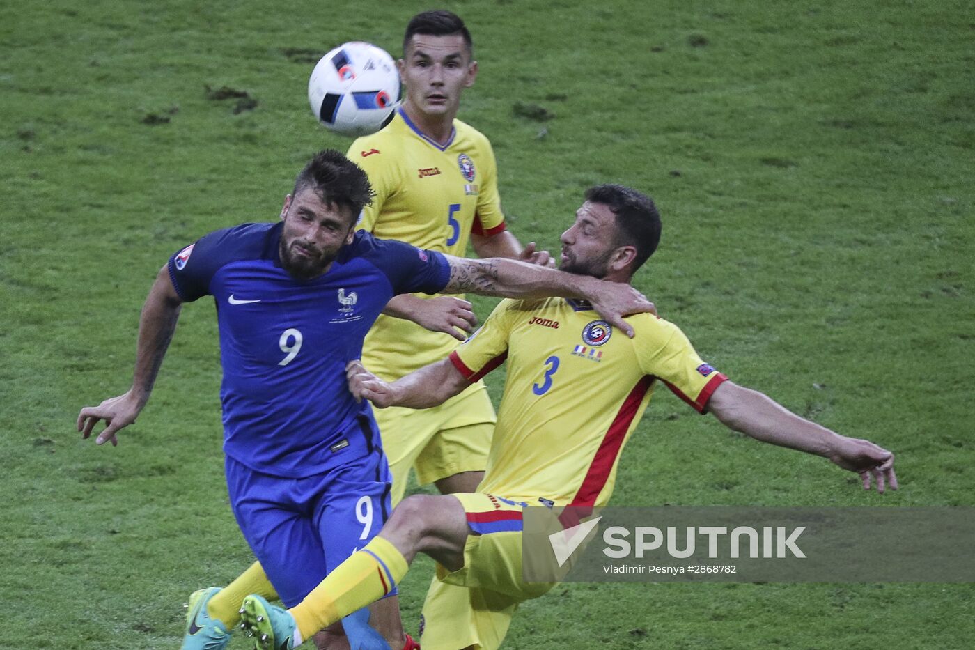 2016 UEFA European Championship. France vs. Romania