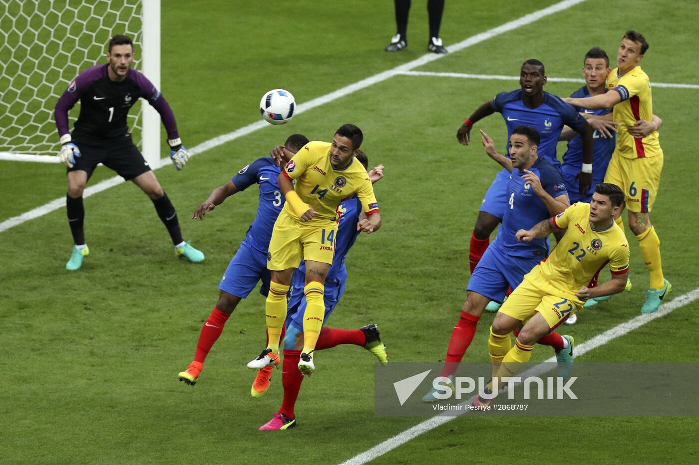 2016 UEFA European Championship. France vs. Romania