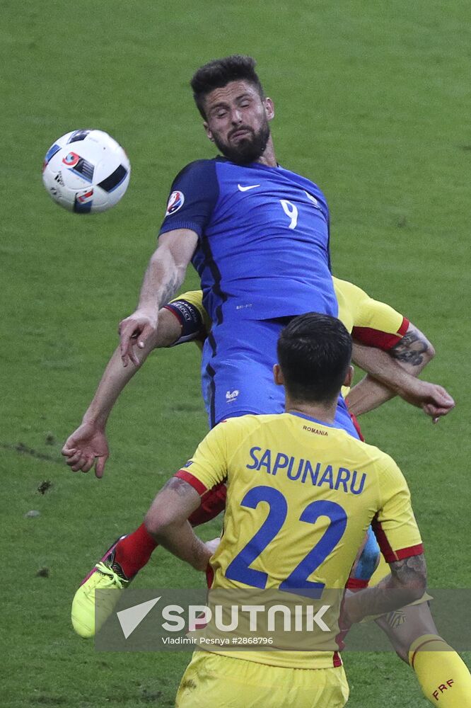 2016 UEFA European Championship. France vs. Romania