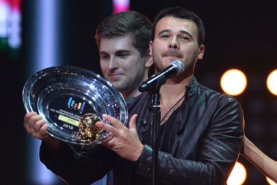 MUZ-TV 2016 annual national pop music TV awards