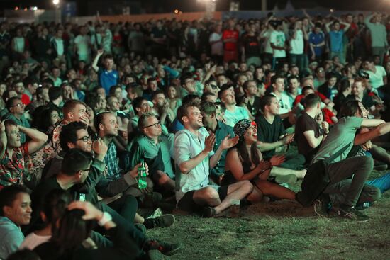 Euro 2016 opening match broadcast in fan zones across France