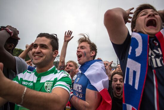 Euro 2016 opening match broadcast in fan zones across France