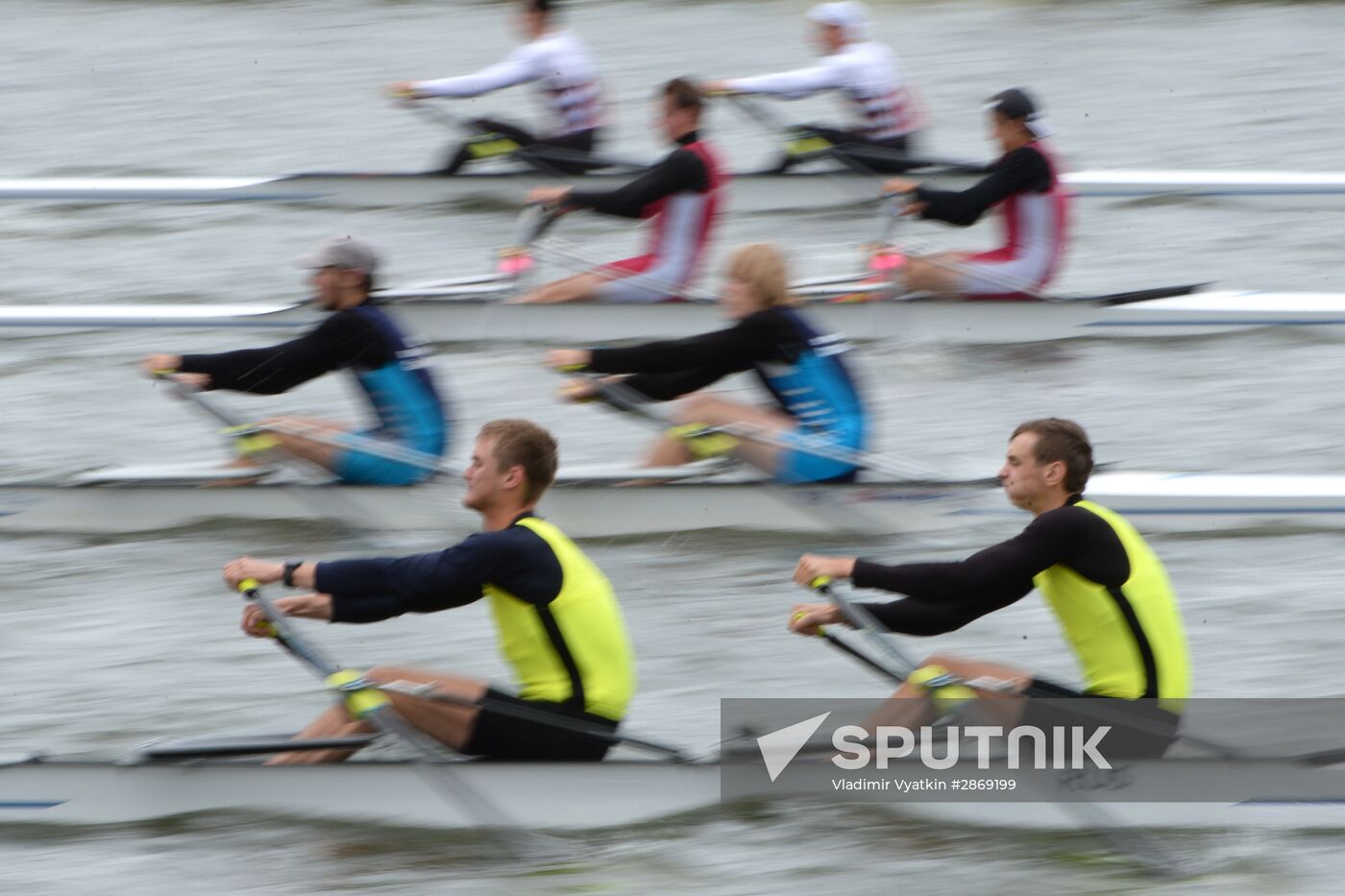 Russian rowing championships. Day One