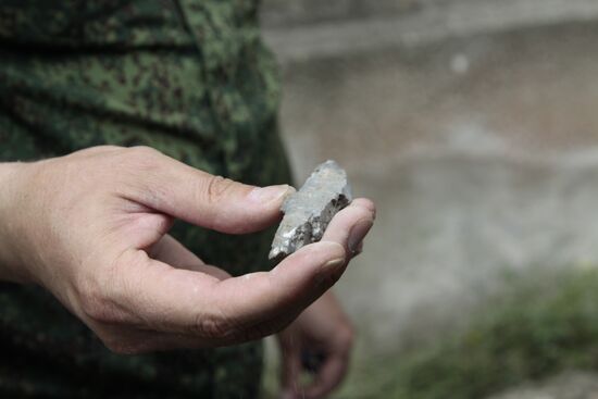 Aftermath of Horlivka shelling