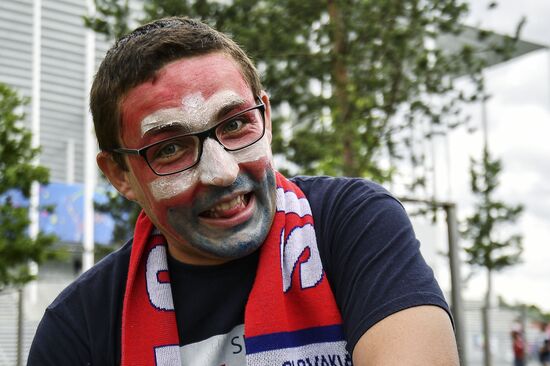 Football. UEFA Euro 2016, Wales vs. Slovakia