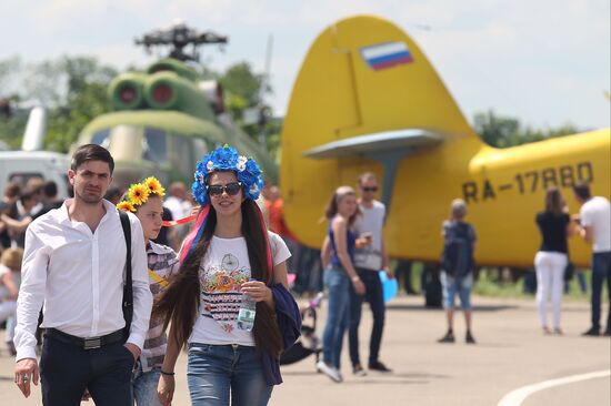 International private aviation festival in Krasnodar Region
