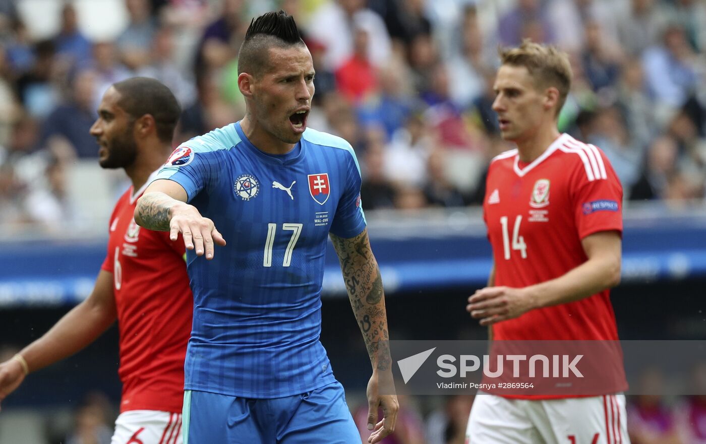 UEFA Euro 2016. Wales vs. Slovakia
