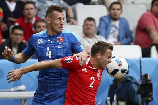 Football. UEFA Euro 2016, Wales vs. Slovakia