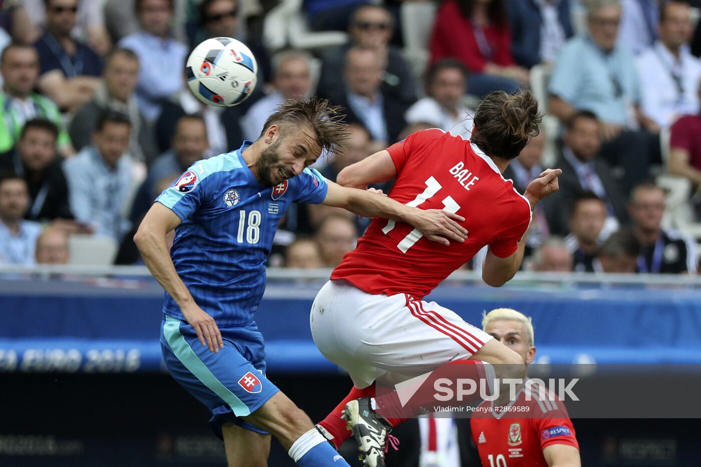 Football. UEFA Euro 2016, Wales vs. Slovakia