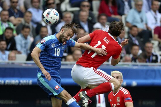 Football. UEFA Euro 2016, Wales vs. Slovakia