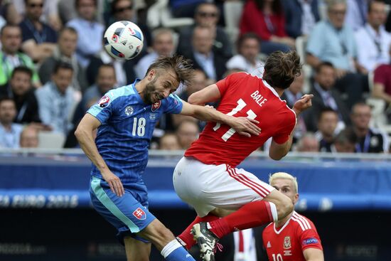 Football. UEFA Euro 2016, Wales vs. Slovakia