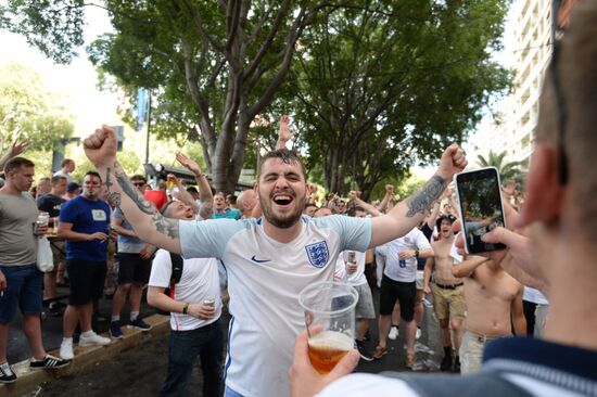 Football. UEFA Euro 2016. Russia vs. England