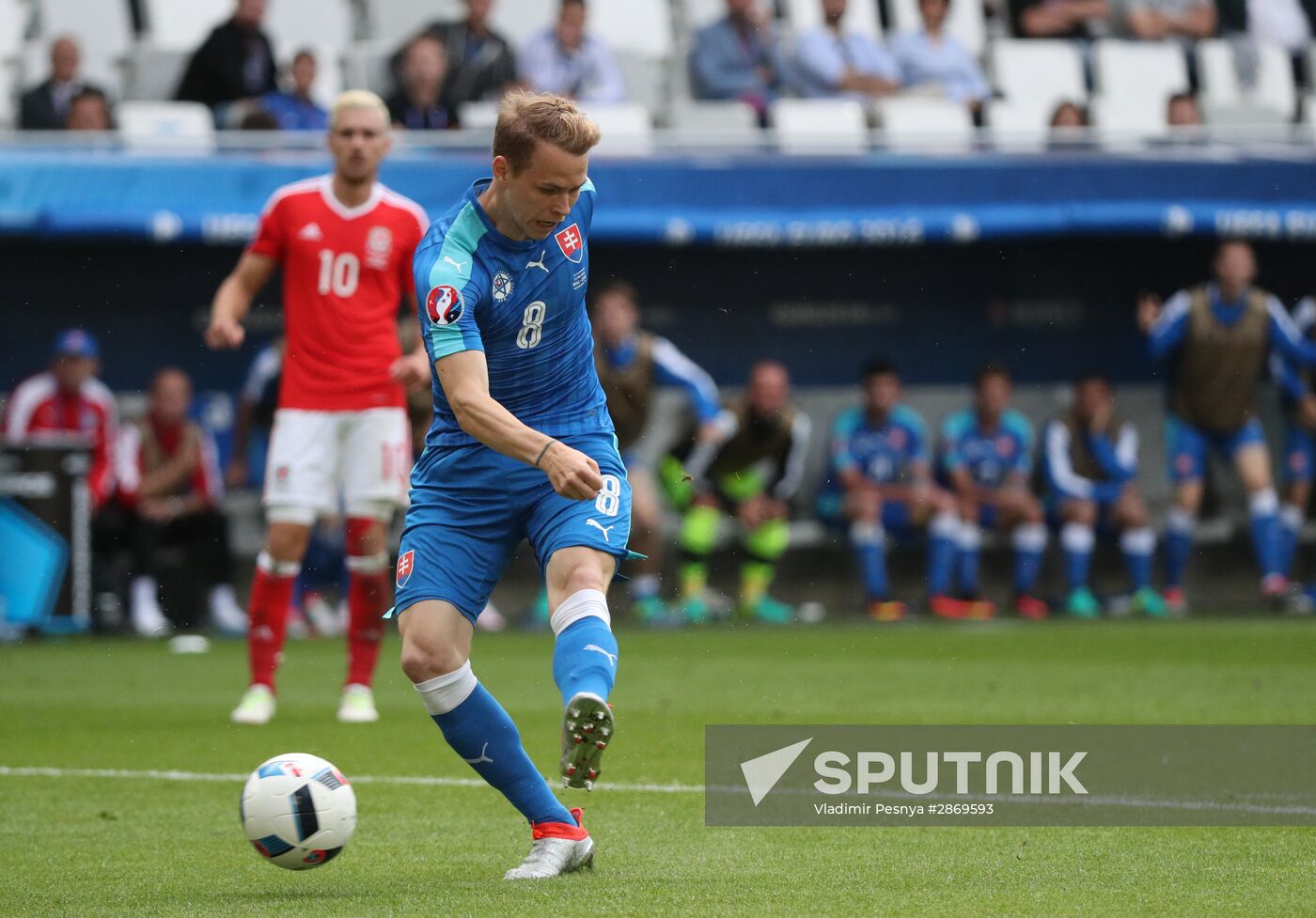 Football. UEFA Euro 2016, Wales vs. Slovakia