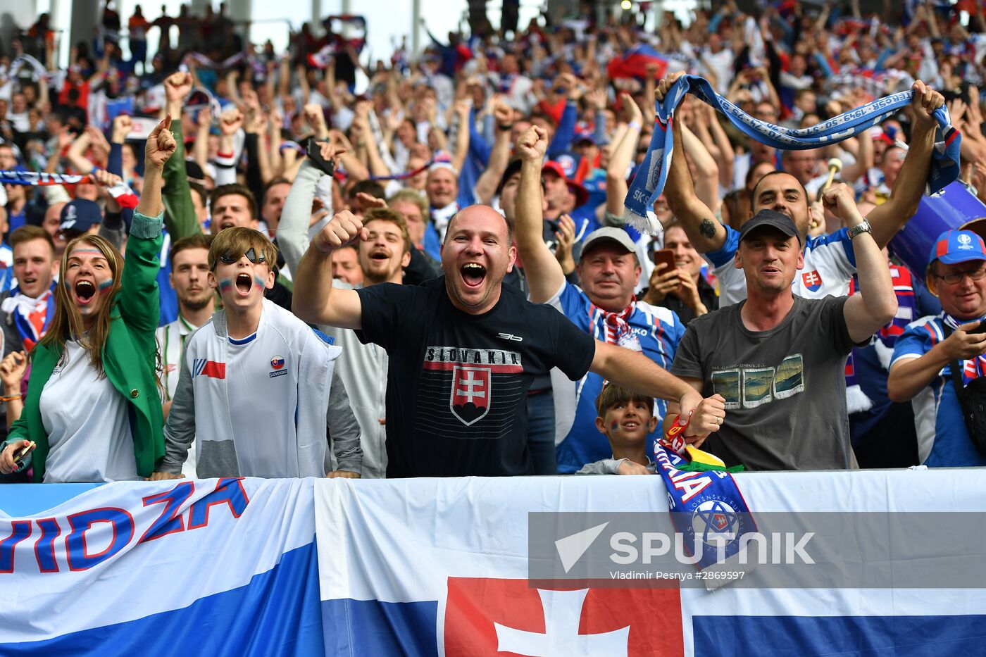 Football. UEFA Euro 2016, Wales vs. Slovakia