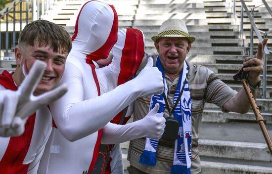 Football. UEFA Euro 2016. Russia vs. England