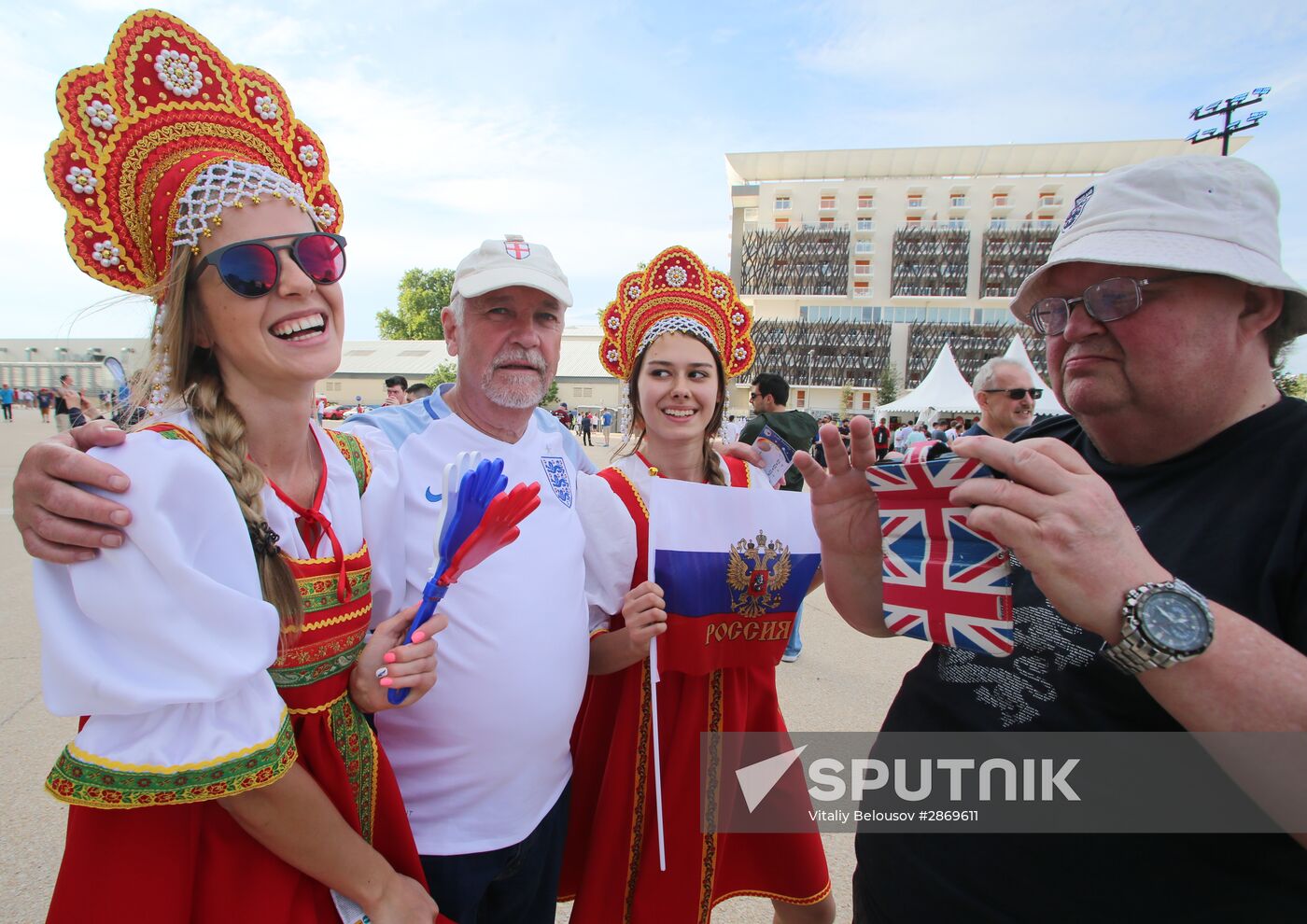 Football. UEFA Euro 2016. Russia vs. England