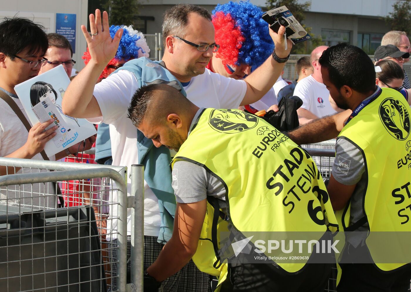 Football. UEFA Euro 2016. Russia vs. England