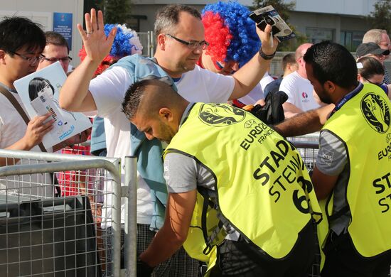 Football. UEFA Euro 2016. Russia vs. England